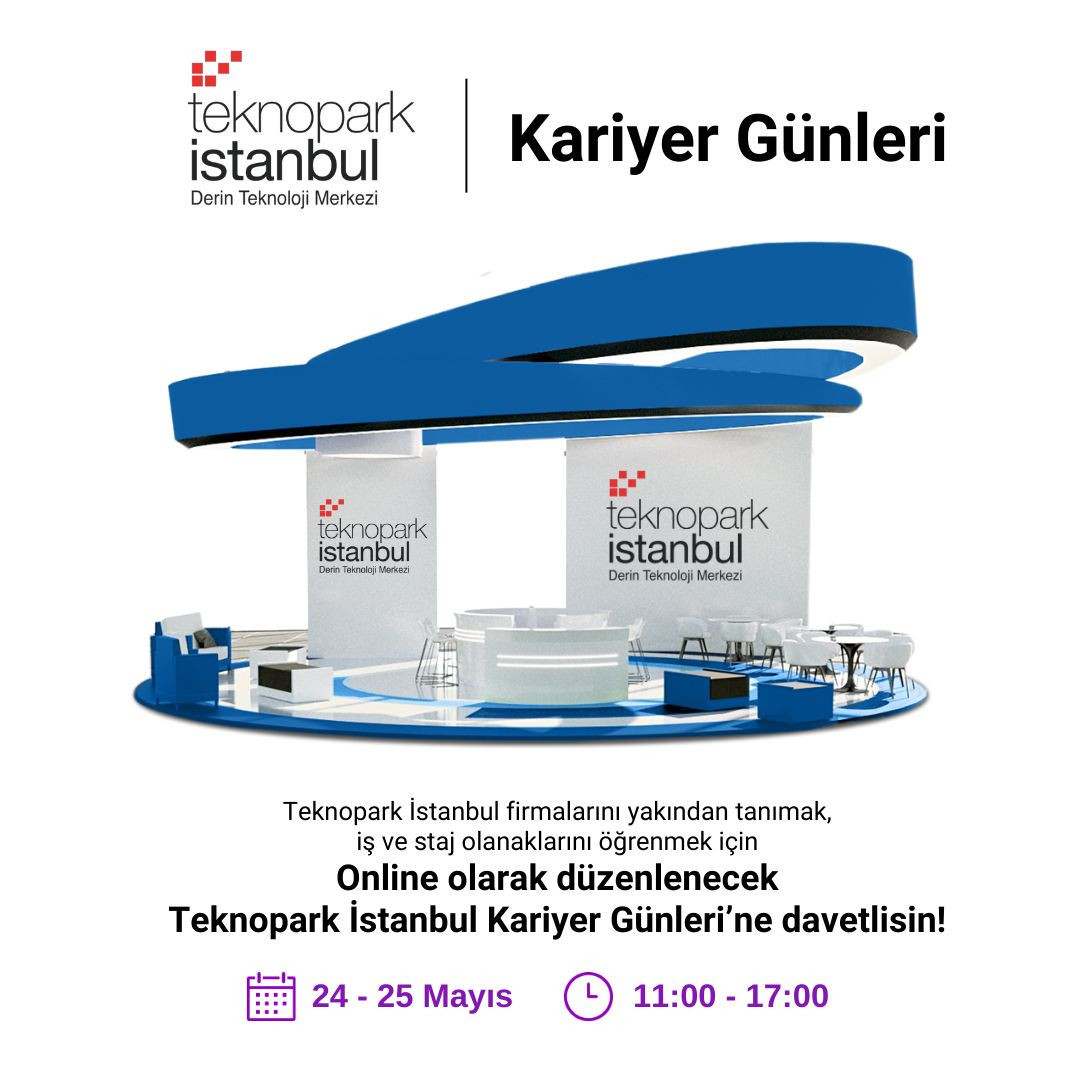 Online Olarak Düzenlenen Teknopark İstanbul Kariyer Günleri'ne Davetlisiniz